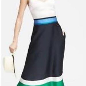 Banana Republic colorblock midi dress